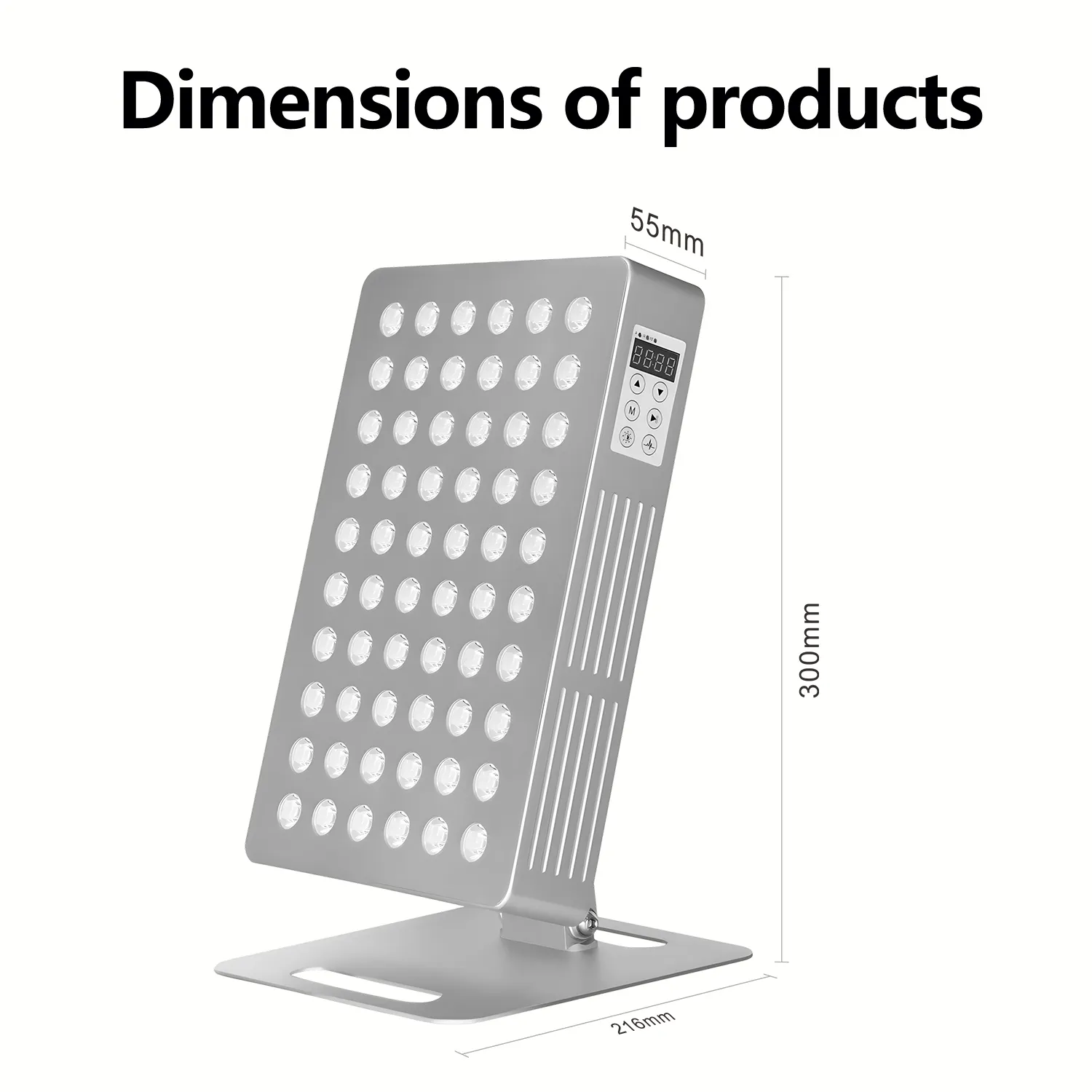 Home Use Anti-Aging 660nm 850nm Near Infrared Light Therapy Panel Physical Equipment 300W Red Light Therapy Lamp