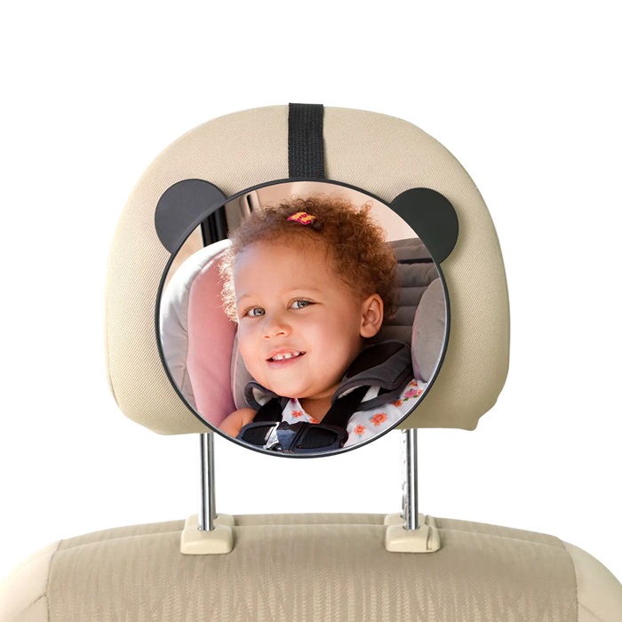 Adjustable Infant Car Seat Mirror Wide Crystal Clear View Rear Facing Baby Car Mirror