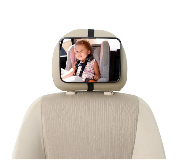 Adjustable Infant Car Seat Mirror Wide Crystal Clear View Rear Facing Baby Car Mirror