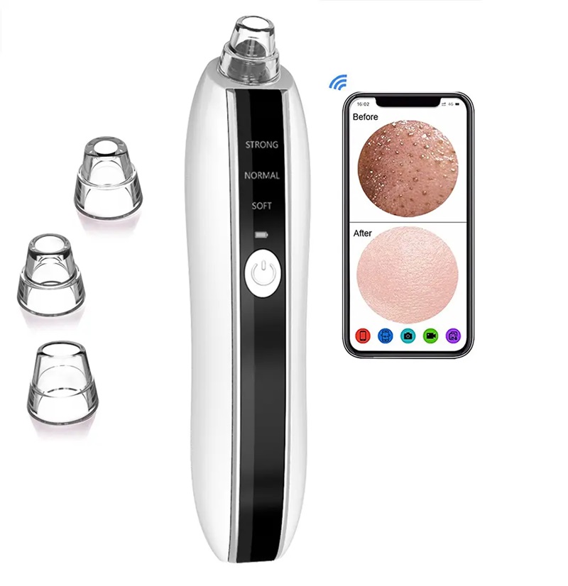 Rechargeable Visual Camera Suction Probes Facial Vacuum Electric Nose Face Pore Acne Deep Cleaner Cleansing Blackhead Remover