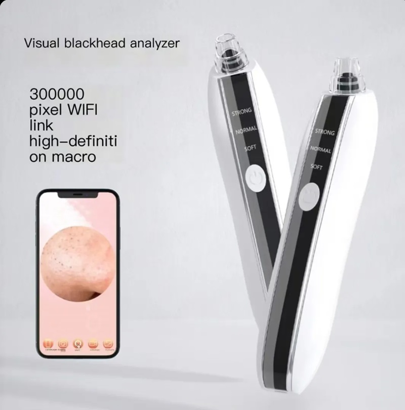Rechargeable Visual Camera Suction Probes Facial Vacuum Electric Nose Face Pore Acne Deep Cleaner Cleansing Blackhead Remover