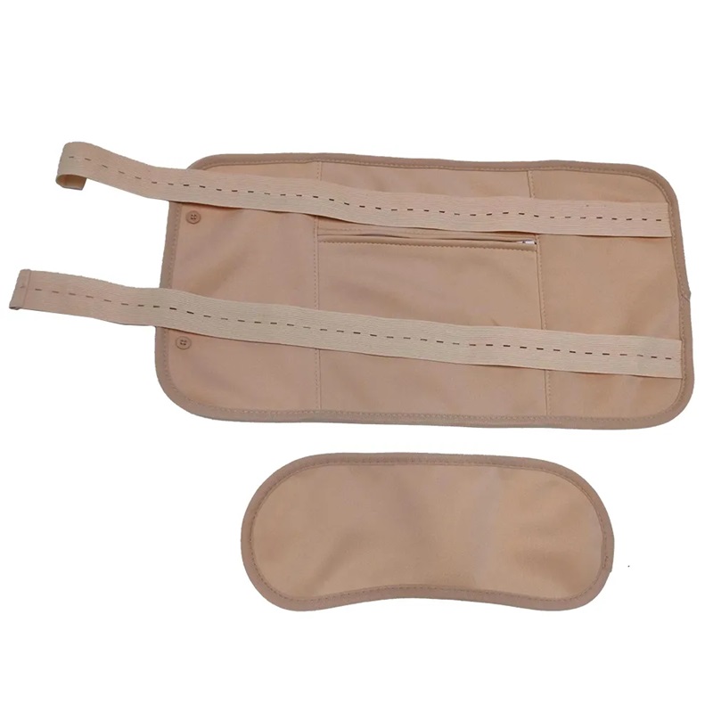 Liver Detox Adjustable Reusable Washable Anti Oil Leak Waterproof & Oil-Proof Castor Oil Pack Wrap Organic Cotton
