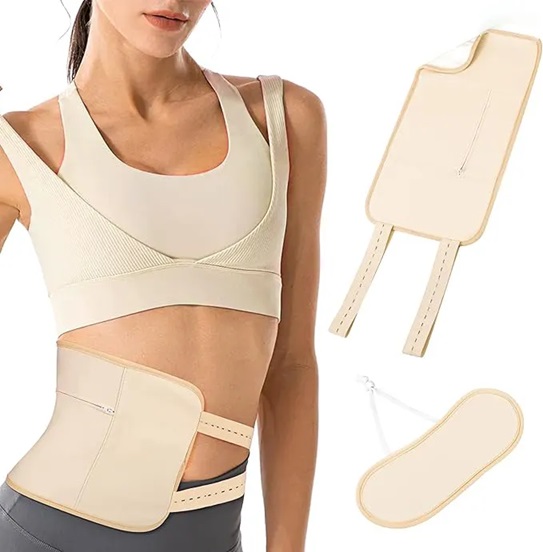 Liver Detox Adjustable Reusable Washable Anti Oil Leak Waterproof & Oil-Proof Castor Oil Pack Wrap Organic Cotton