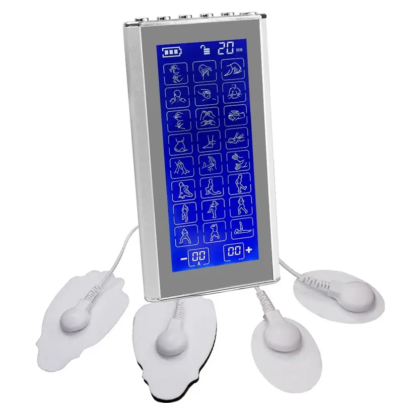 Large Screen Low Frequency TENS Physiotherapy Apparatus Therapy Pain Relief EMS Muscle Electromagnetic Independent 24 Modes