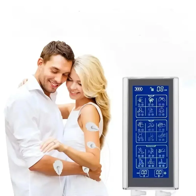 Large Screen Low Frequency TENS Physiotherapy Apparatus Therapy Pain Relief EMS Muscle Electromagnetic Independent 24 Modes
