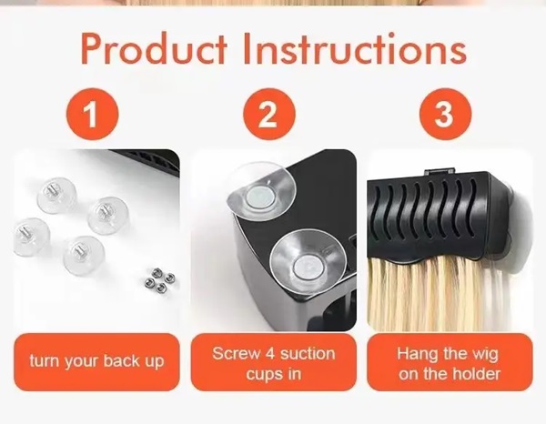 Hair Extension Holder Hanger Professional Hair Styling Tool and Extension Caddy for Washing
