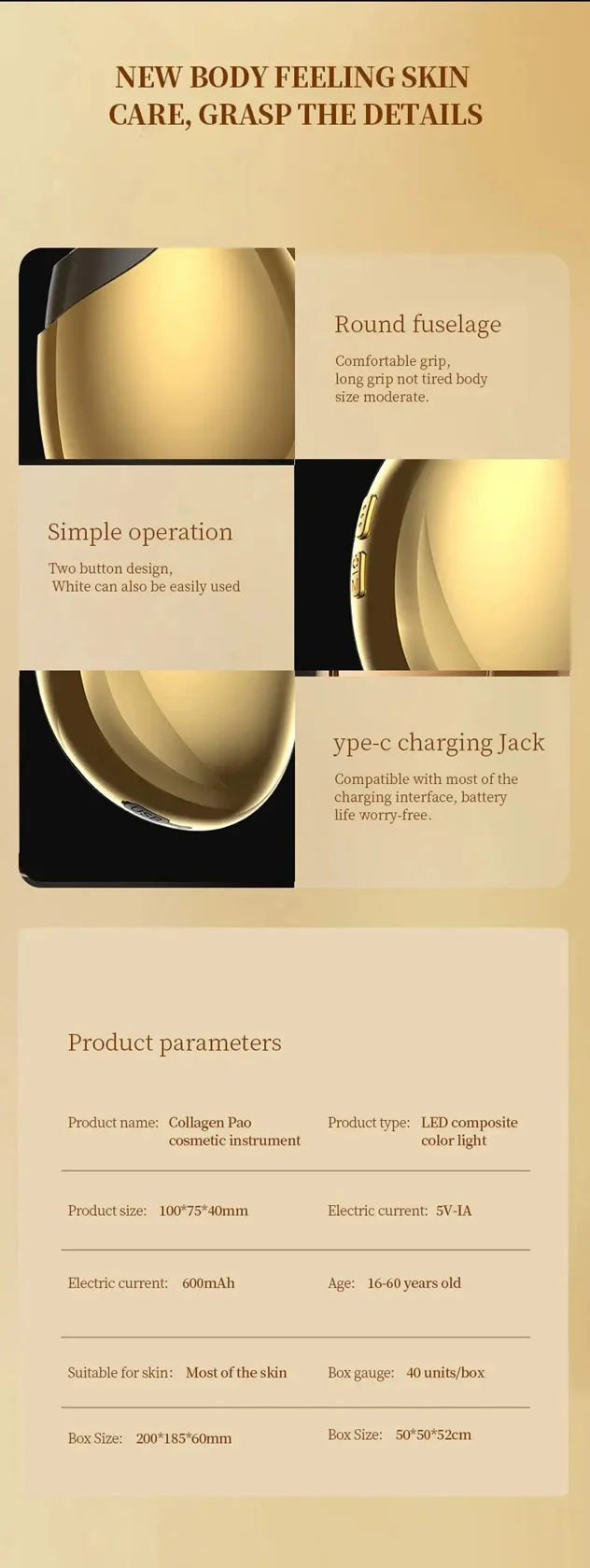 Facial Lift Beauty Skin Instrument