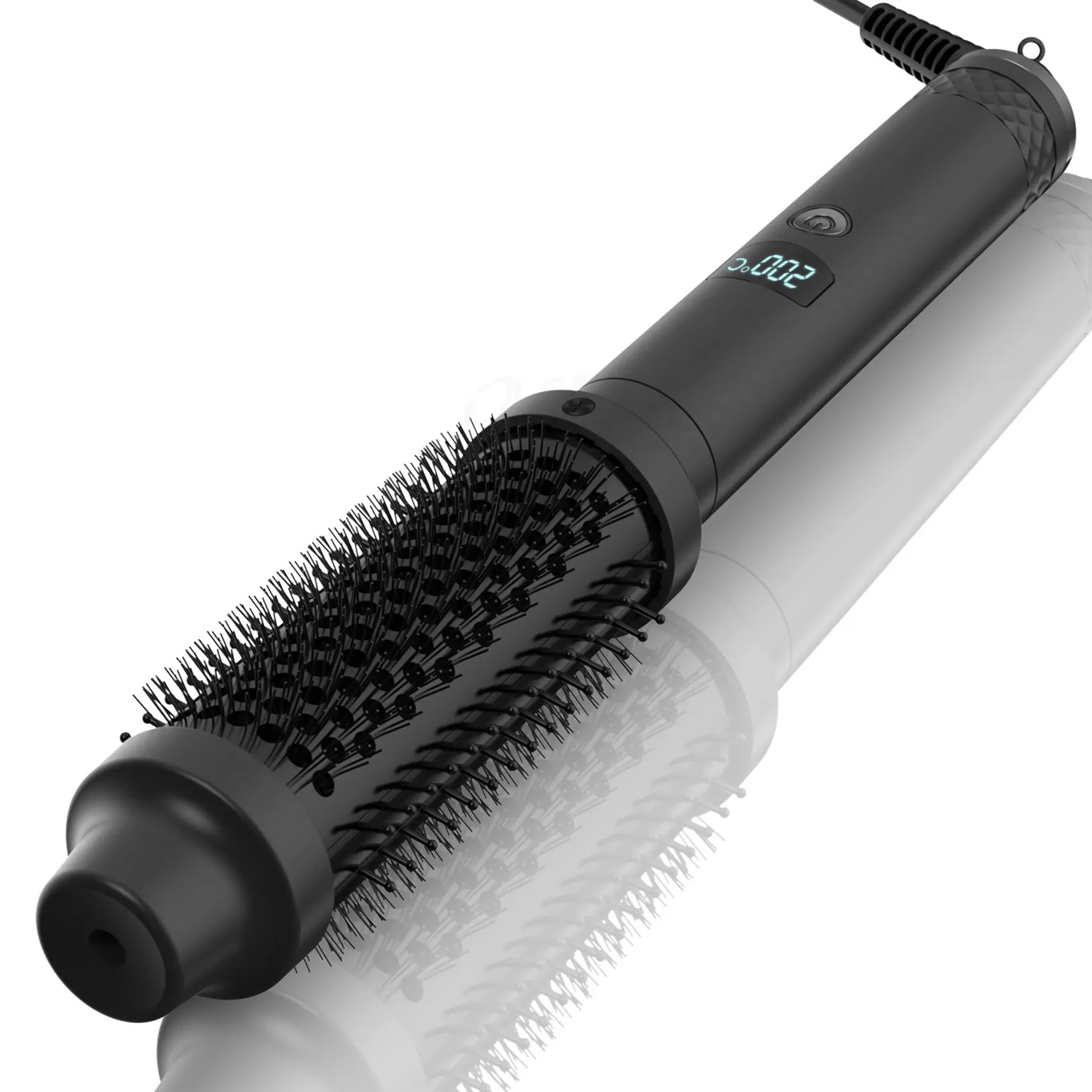 Thermal Brush 1.5 Inch Curling 3 in 1 Hot Brush Styler Hair Curler Ceramic Double PTC Fast Heat Brush
