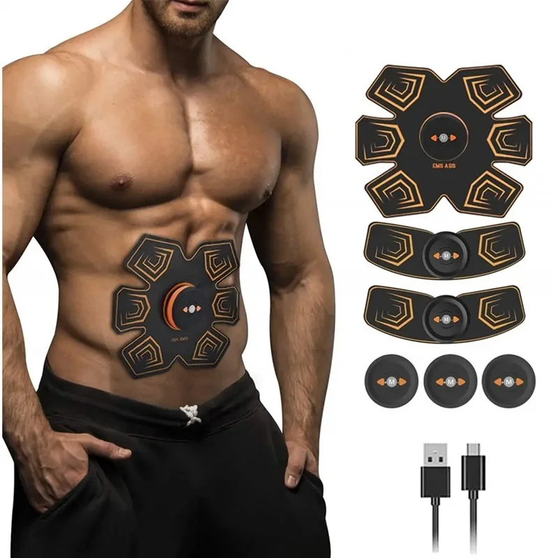 Electronic Abs Toning Training Belt Pulse Abdominal Stomach Machine Ab Fitness Workout Stimulator