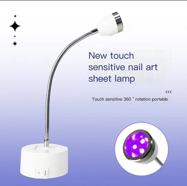 Gel Finger Tip Lamp Rechargeable Flashlight Adjustable Focus Lamp Uv Led Mini for Nail Tips
