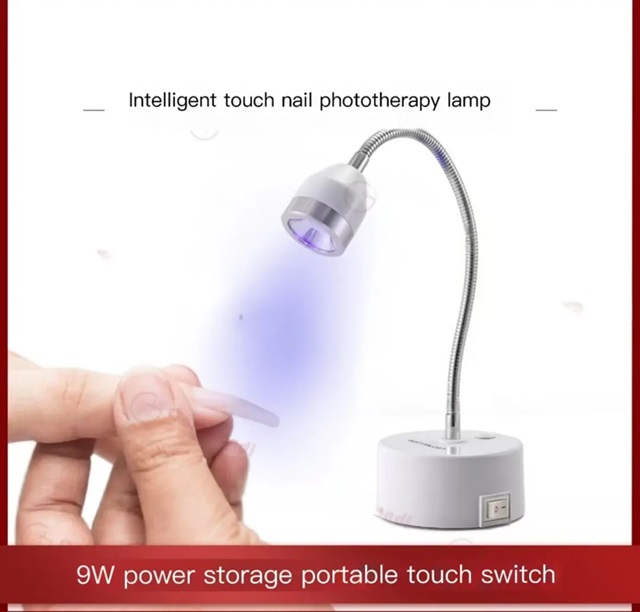 Gel Finger Tip Lamp Rechargeable Flashlight Adjustable Focus Lamp Uv Led Mini for Nail Tips
