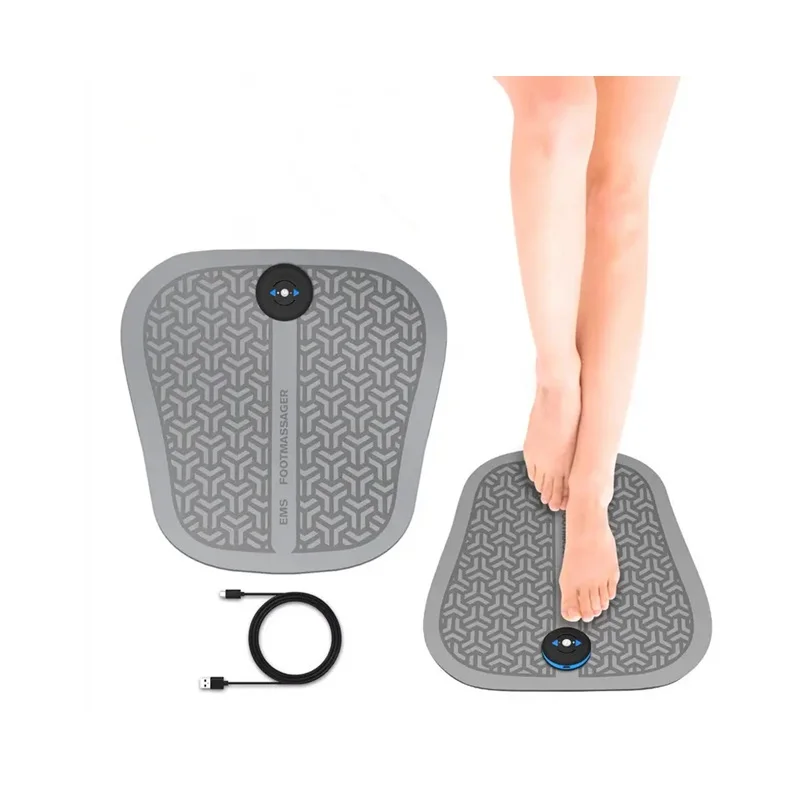 Ems Electric Foot Stimulator Massager, Folding Portable Electric Massage Mat, Full Automatic Massage Foot Circulation Massager