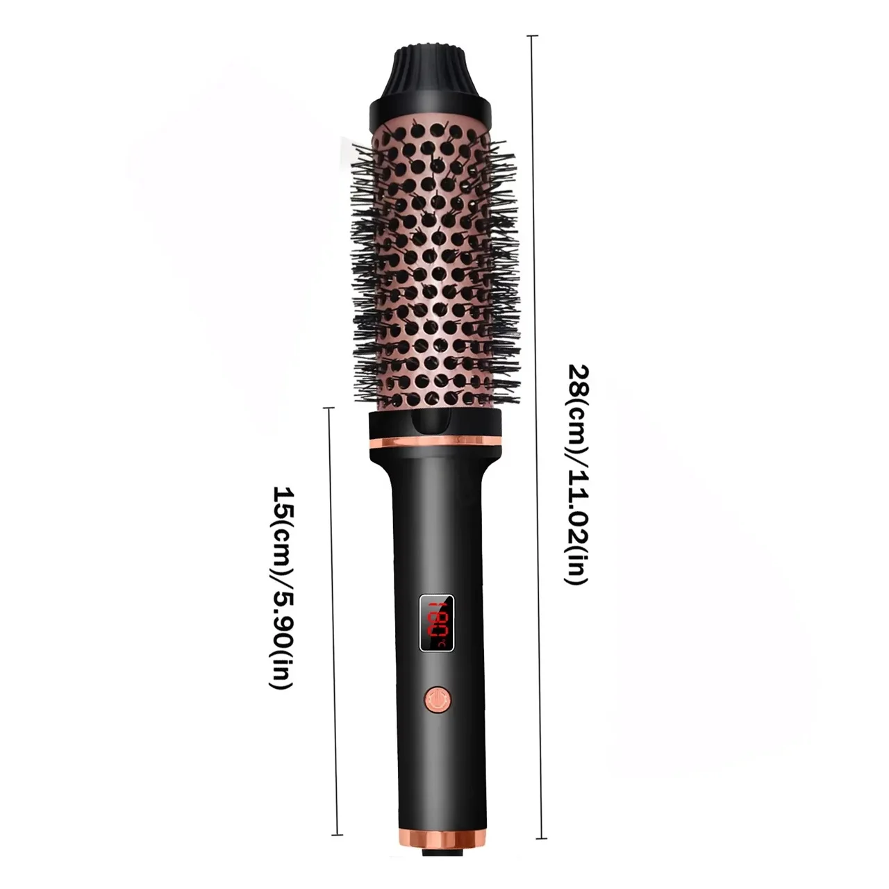 Professional Salon Electric Blower Hair Dryer Brush Dry Fast Hair Curler Rotating Hair Straightener Wand
