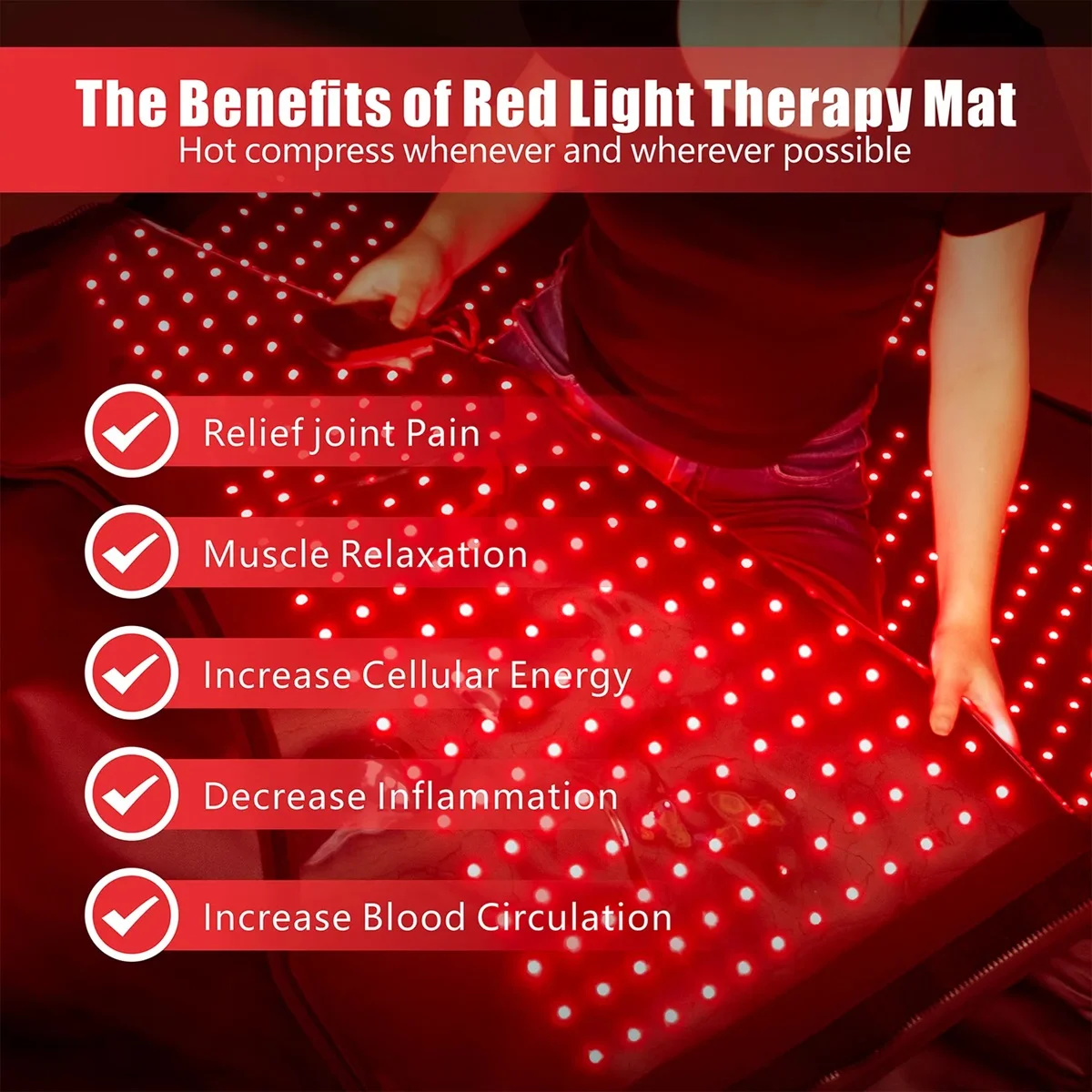 Large Size Length Home Full Body Sleeping Bag 660Nm 850Nm Red Infrared Led Red Light Bed