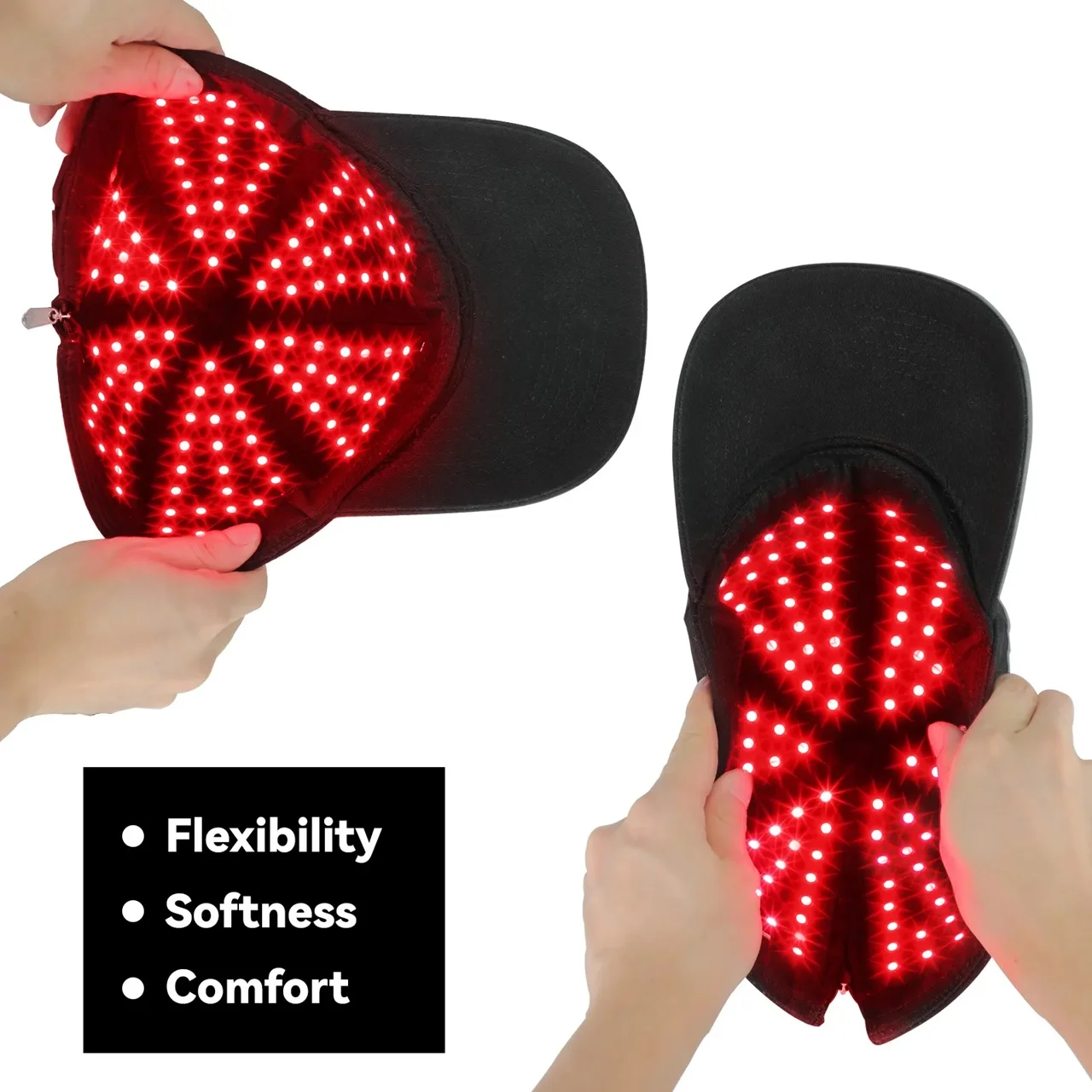 Wearable Products Relief Deep Penetrating Medical Heals Near Infrared Red Light Led Therapy Cap
