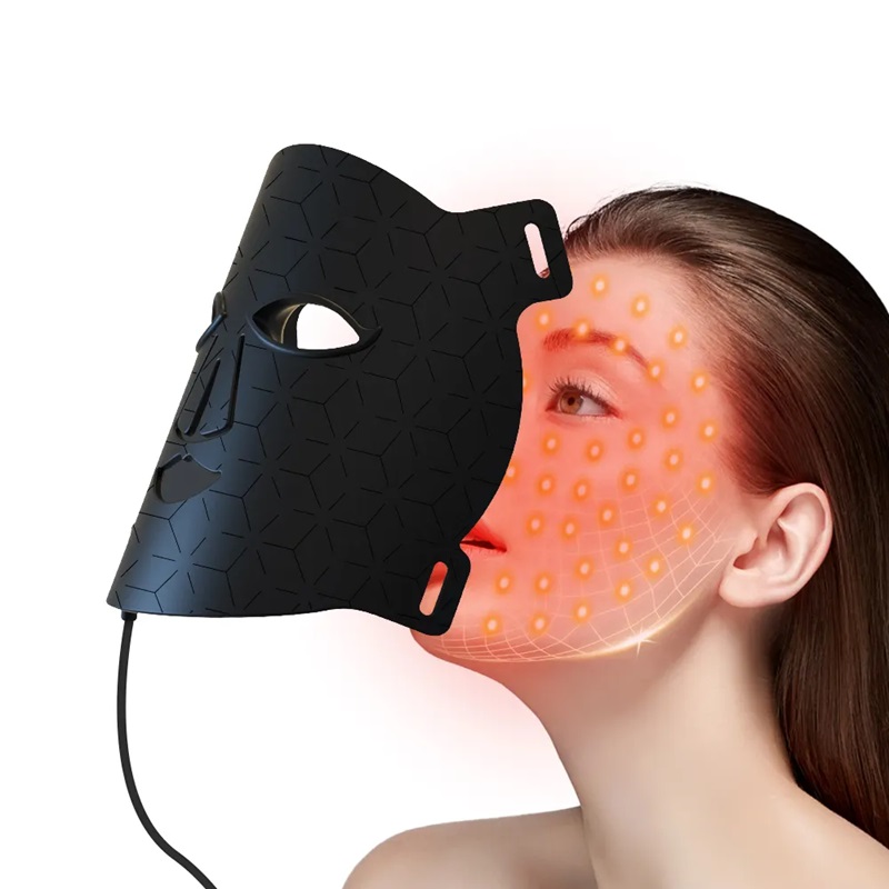 Photon Therapy Mask Infrared Red Light Skin Rejuvenation Anti-Wrinkle Brighten Led Facial Mask 7 Color Light Phototherapy Masks
