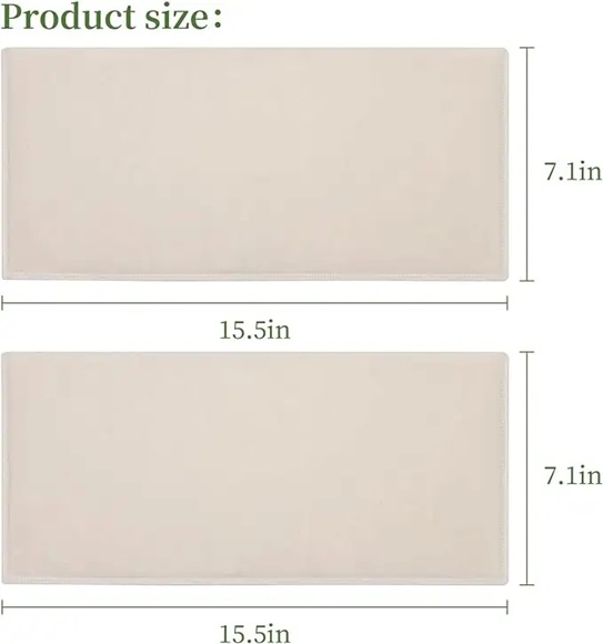 Unbleached Wool Mess-Free Reusable Soothing Heat Compress Liver Abdomen Joints Castor Oil Pack Wrap Flannel
