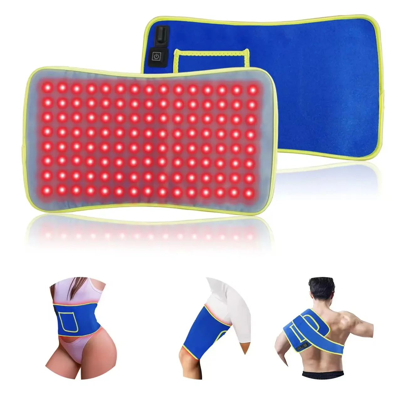 Red Light Therapy Belt Wearable Wrap Pain Relief Body Slimming Red Light Therapy 660Nm 850Nm Belt With Timer