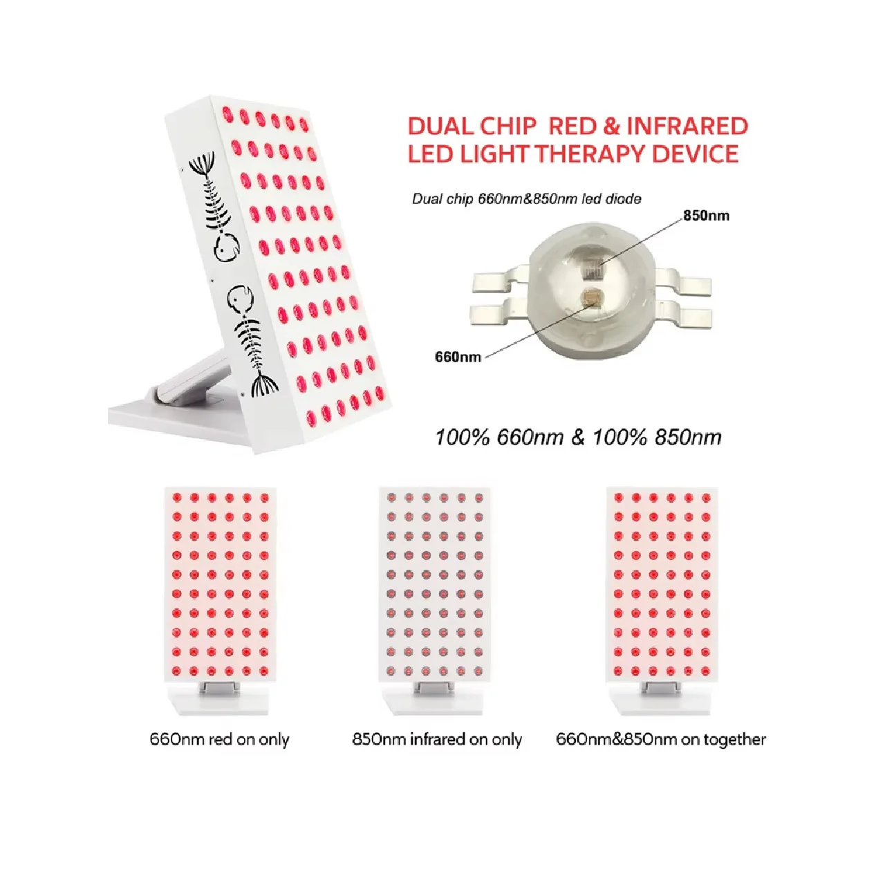 New Display Control Brightness Red Nir Timer Pdt Machine 300W Medical Grade Aging Muscle Recovery Red Light Therapy Face Device
