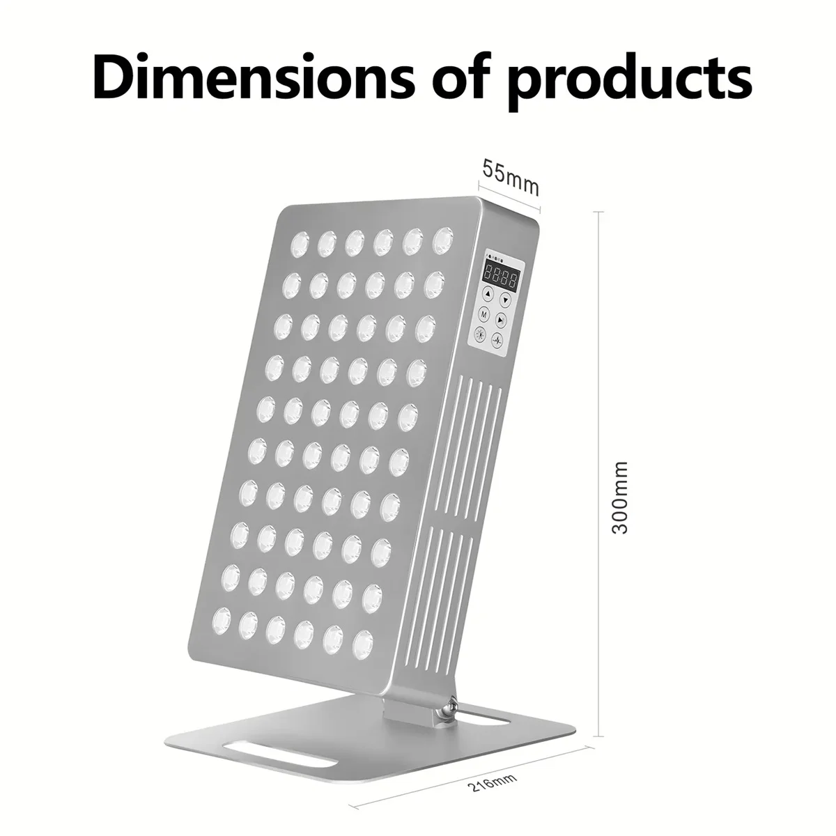 Home Use Anti-Aging 660nm 850nm Near Infrared Light Therapy Panel Physical Equipment 300W Red Light Therapy Lamp