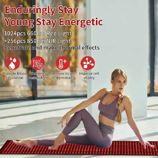 Hot Sell Red Light Therapy Mat Blanket for Full Body Slim Weight Loss