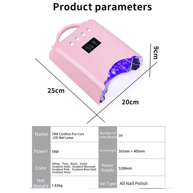 Uv Led Nail Light Lamp 78W