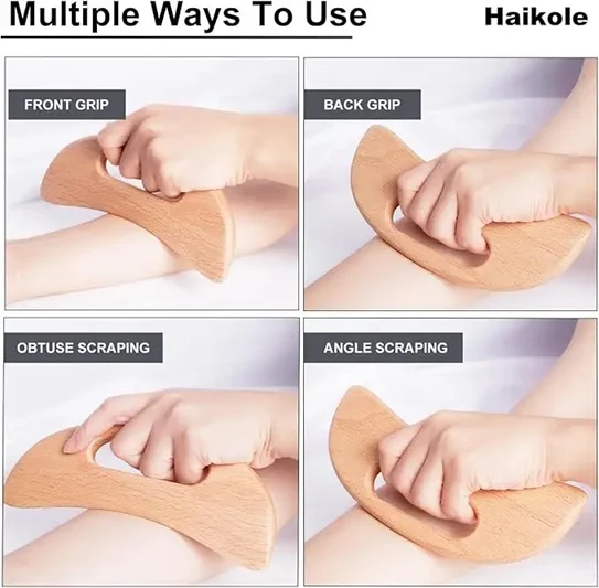 Wooden Gua Sha Tool Scraping Board Massage Tool Slimming Guasha Massage Board Gua Sha Scraper Body Massage Therapy Tool