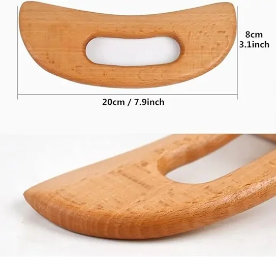 Wooden Gua Sha Tool Scraping Board Massage Tool Slimming Guasha Massage Board Gua Sha Scraper Body Massage Therapy Tool